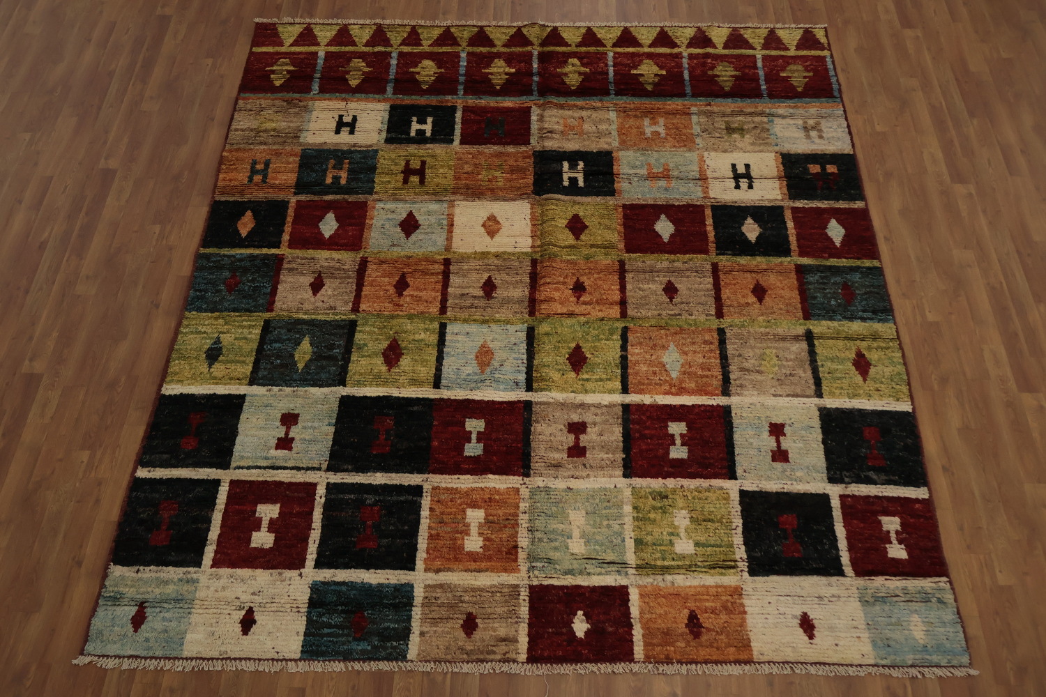 Southwest Mosaic Moroccan Area Rug 8x10 Style & Warm Earthy Tones