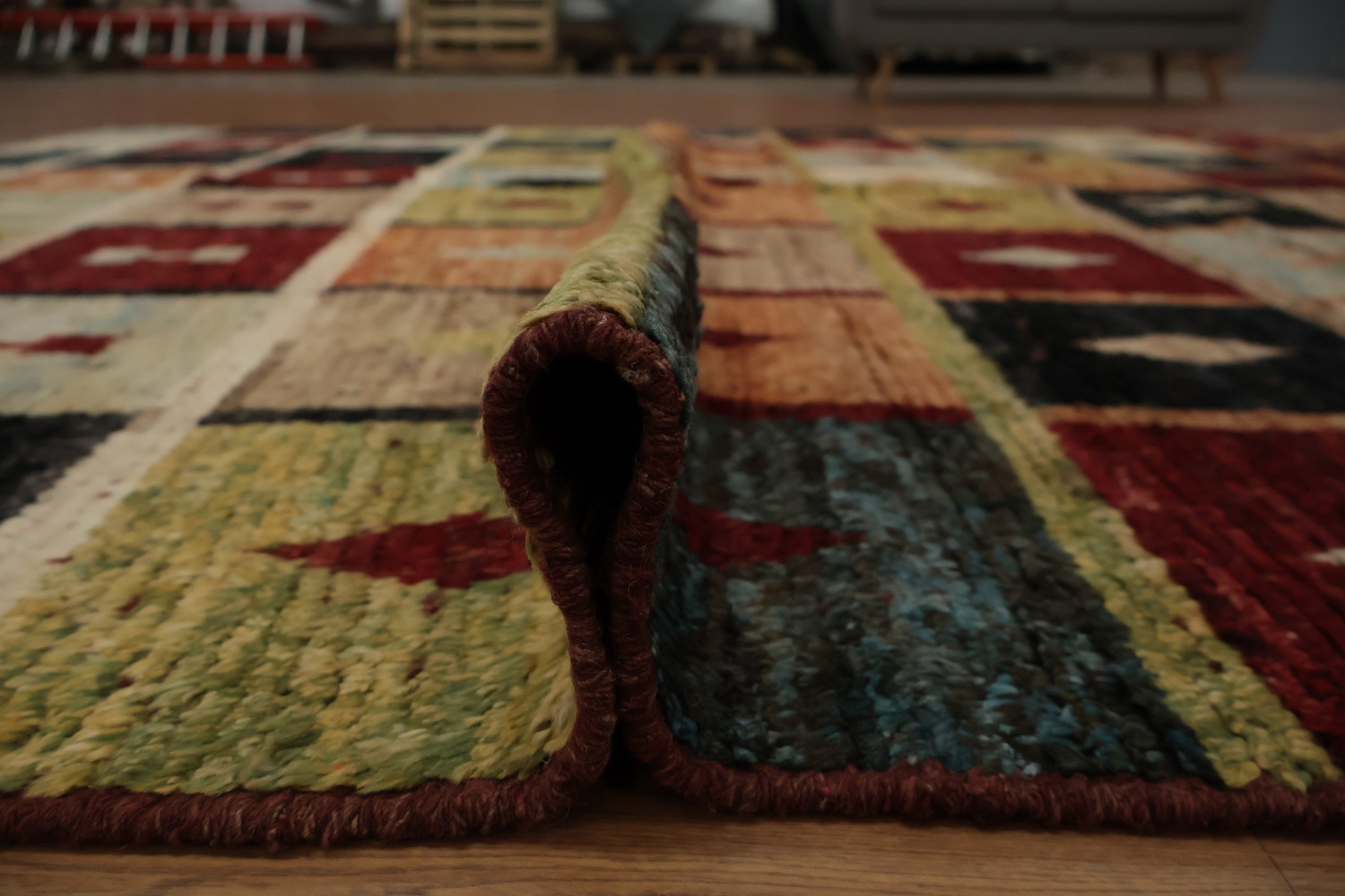 Southwest Mosaic Moroccan Area Rug 8x10 Style & Warm Earthy Tones