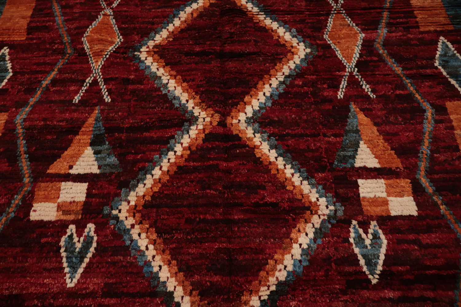 Warm and Elegant Tribal Moroccan Area Rug 6x9 for a Statement Look