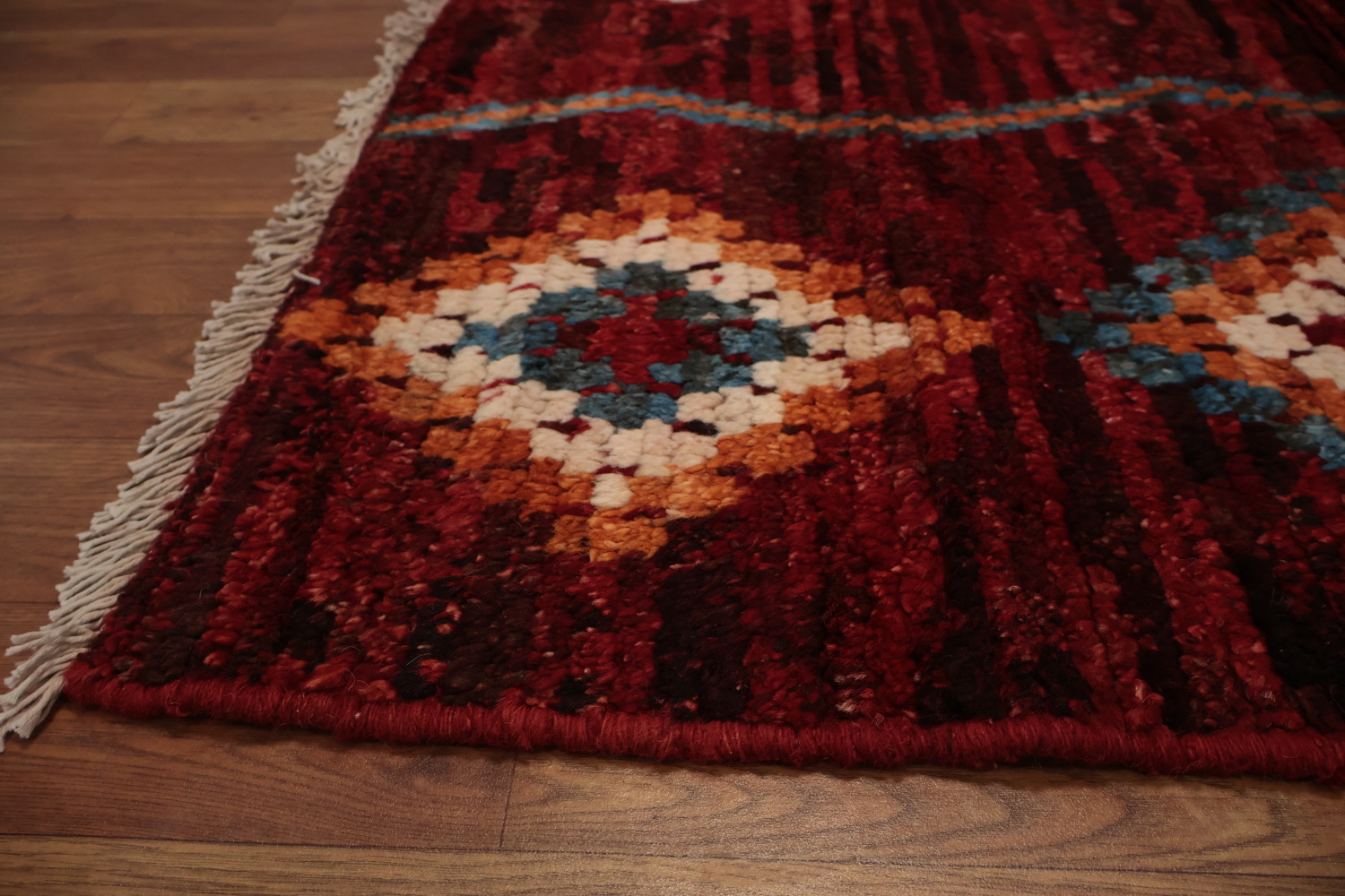 Warm and Elegant Tribal Moroccan Area Rug 6x9 for a Statement Look