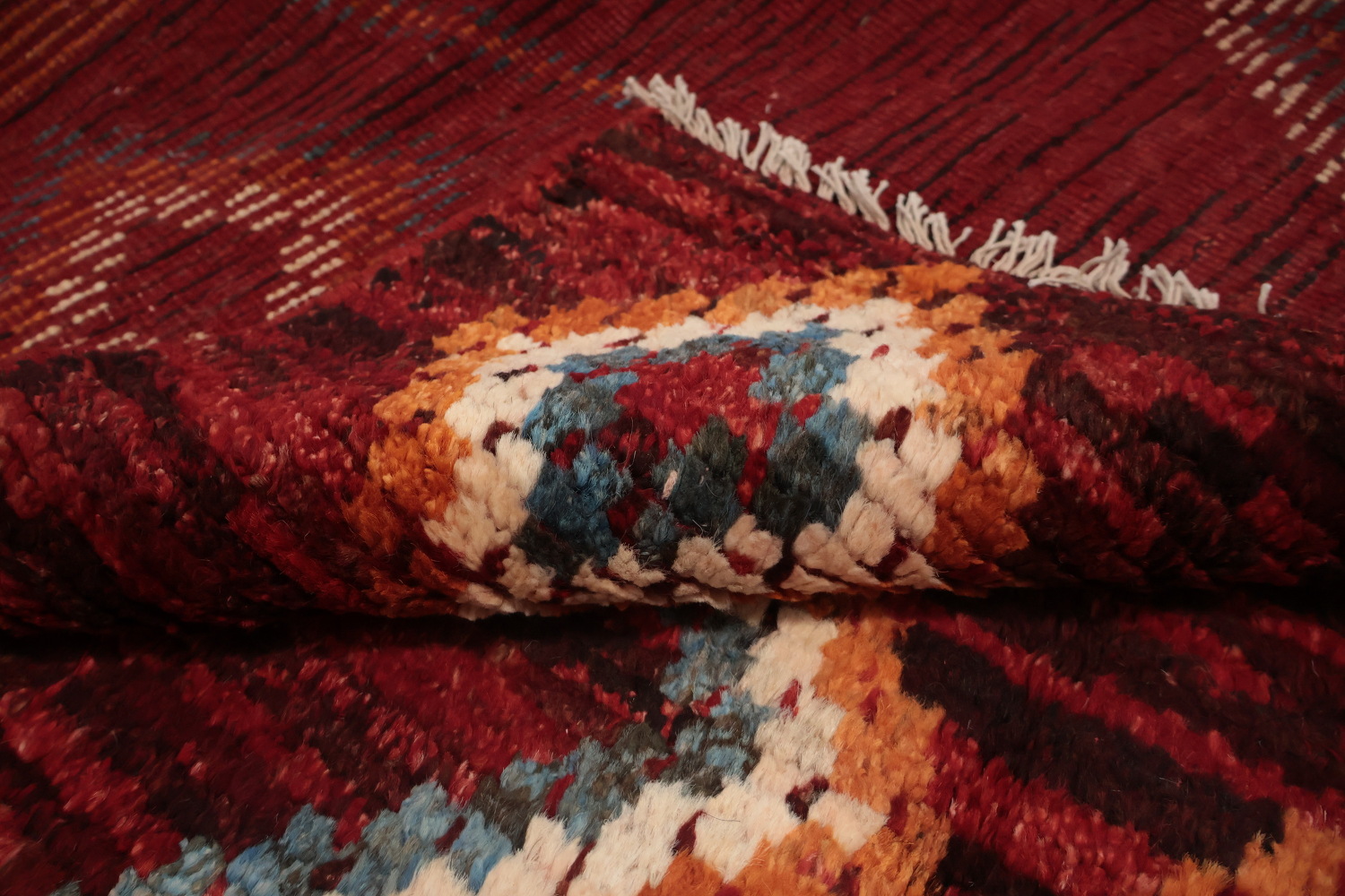 Warm and Elegant Tribal Moroccan Area Rug 6x9 for a Statement Look