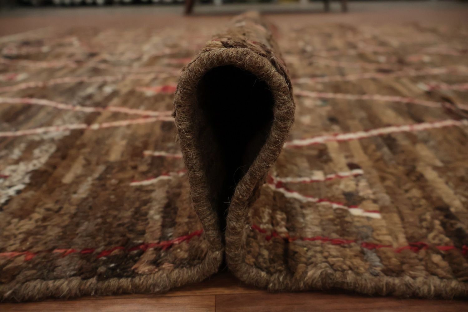Elegant Moroccan Area Rug 7x10 with Geometric Diamond Patterns