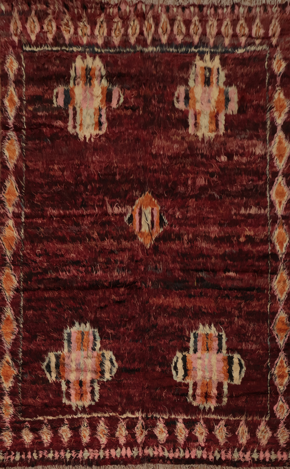 Geometric Moroccan Area Rug 7x10