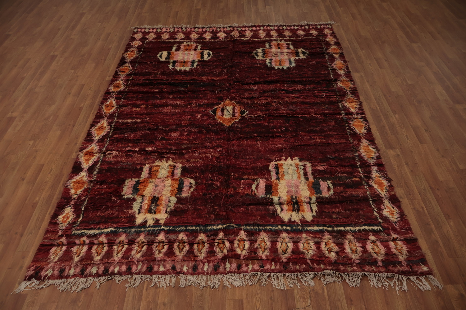 Geometric Moroccan Area Rug 7x10