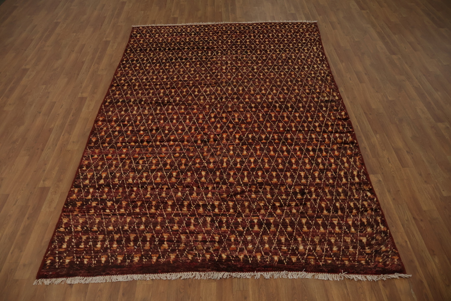 Earthy Colored Moroccan Area Rug 7x10 for Elegant Decor