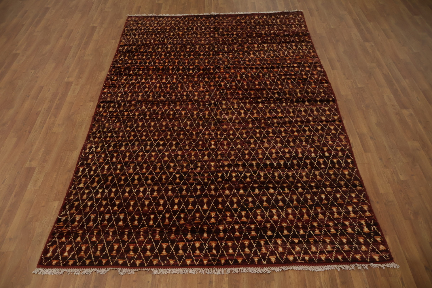 Earthy Colored Moroccan Area Rug 7x10 for Elegant Decor