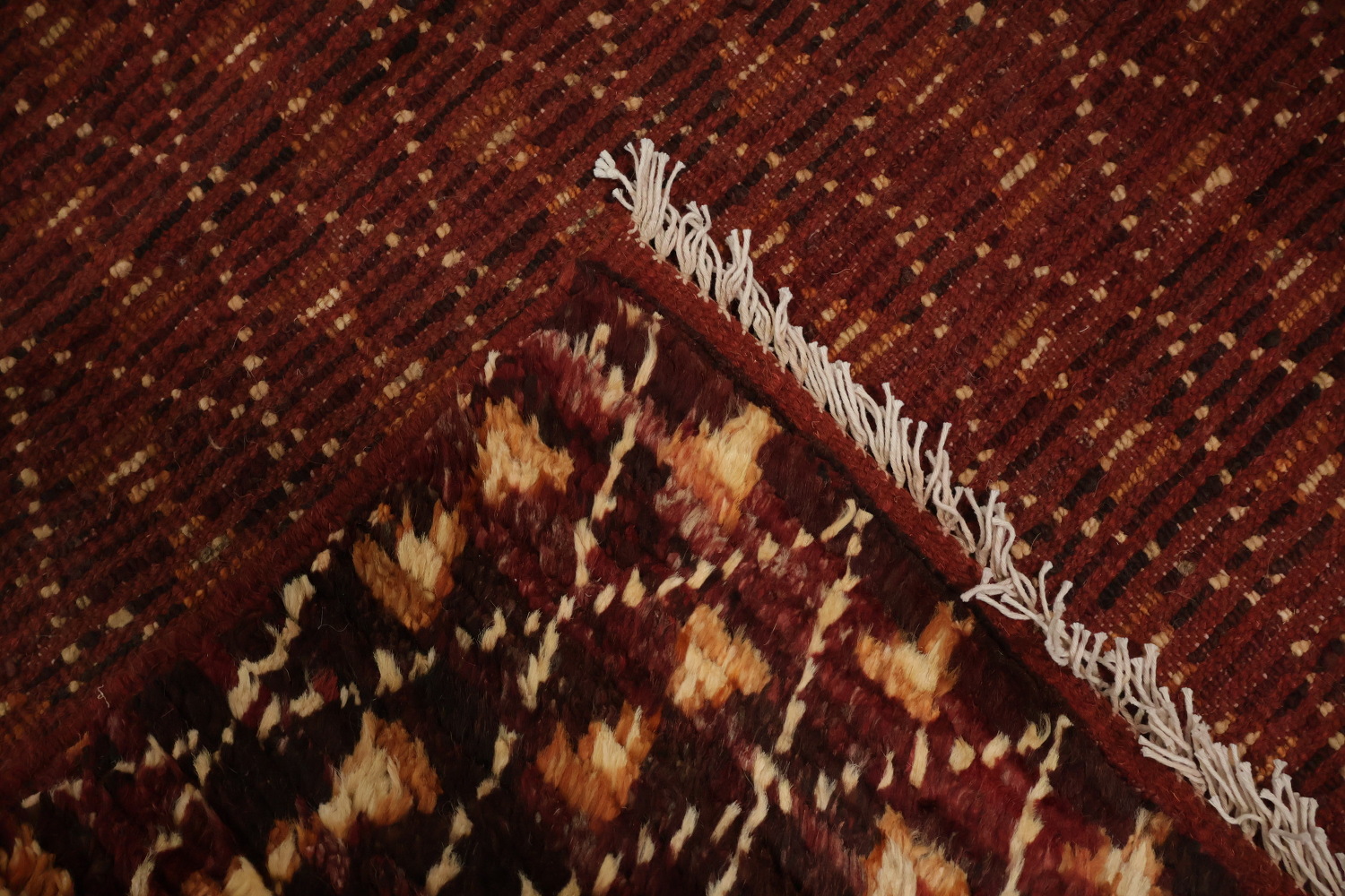 Earthy Colored Moroccan Area Rug 7x10 for Elegant Decor