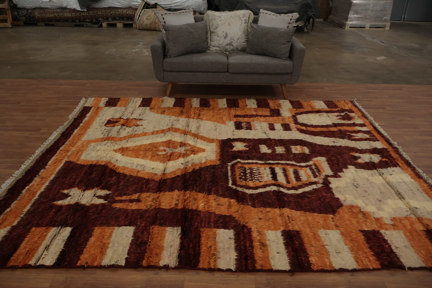 Artistic Moroccan Area Rug 8x10 Perfect for Boho Chic Interiors