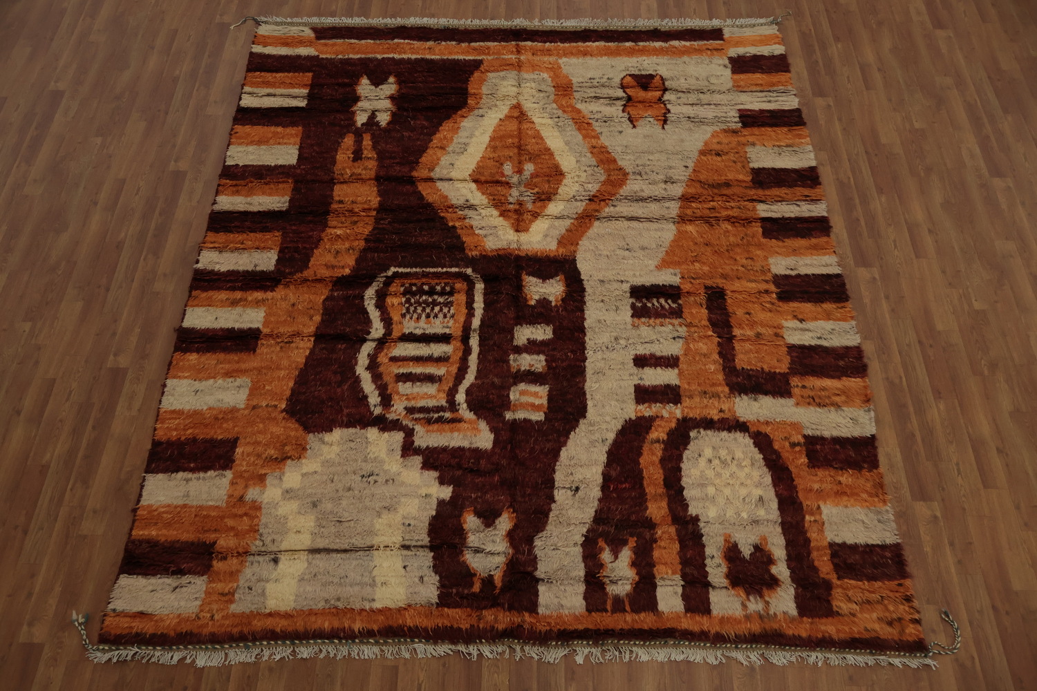 Artistic Moroccan Area Rug 8x10 Perfect for Boho Chic Interiors