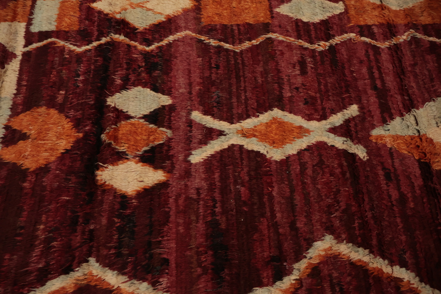 Geometric Moroccan Wool Area Rug 8x10