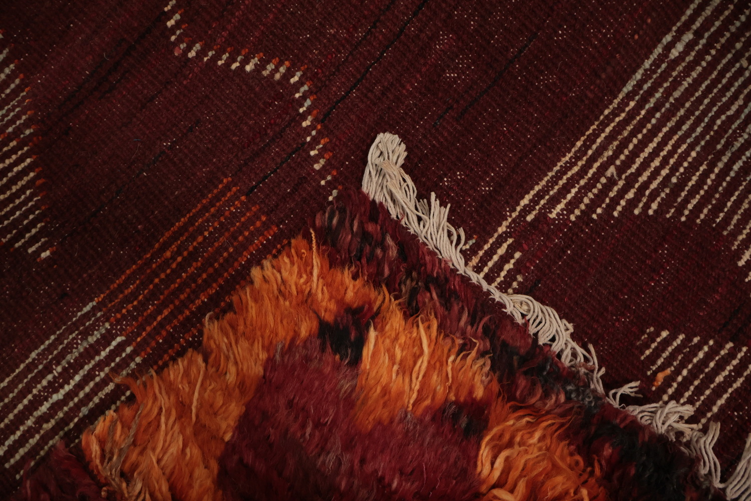 Geometric Moroccan Wool Area Rug 8x10