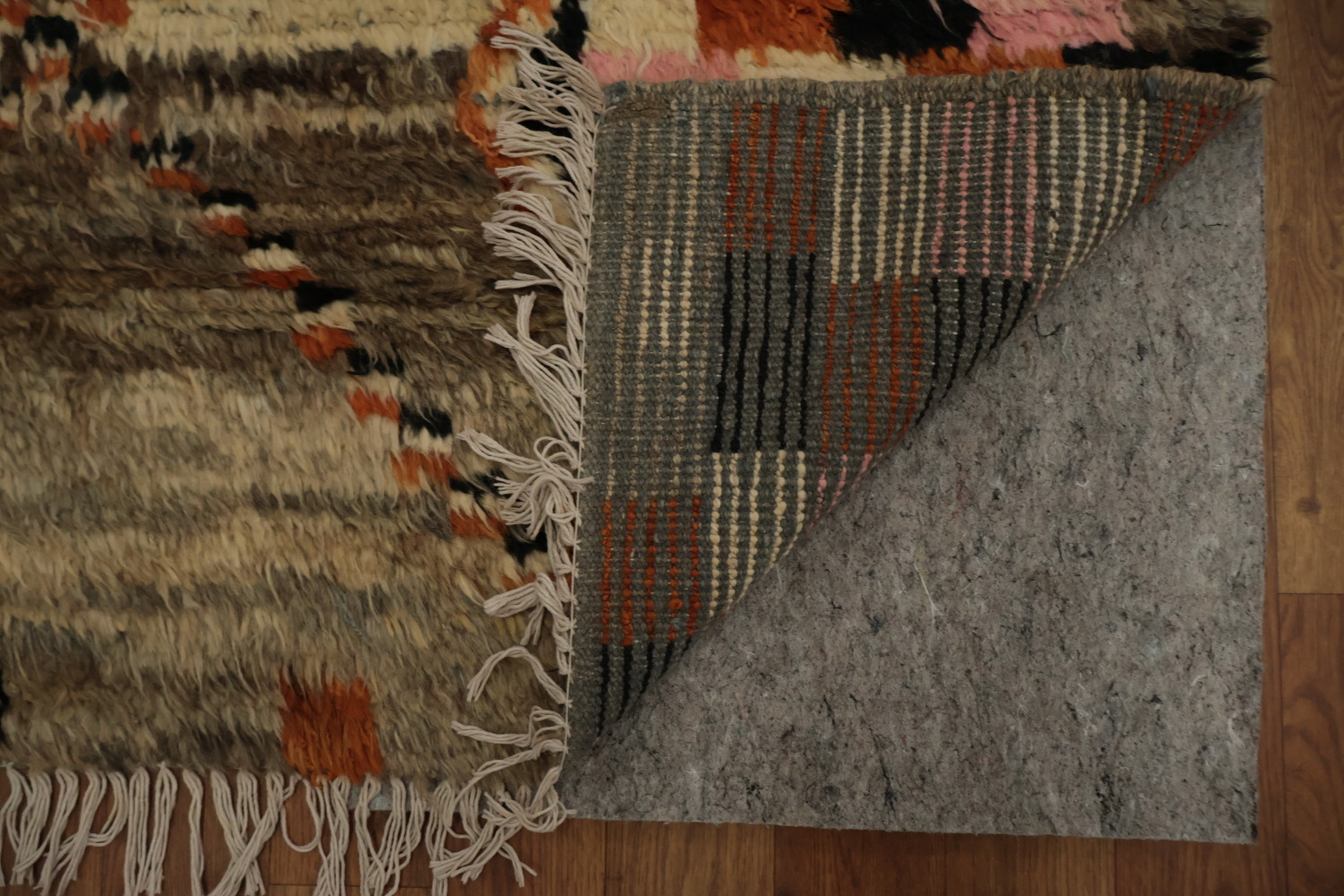 Elevate Your Space with Moroccan Large Area Rug 10x12 in Earthy Tones