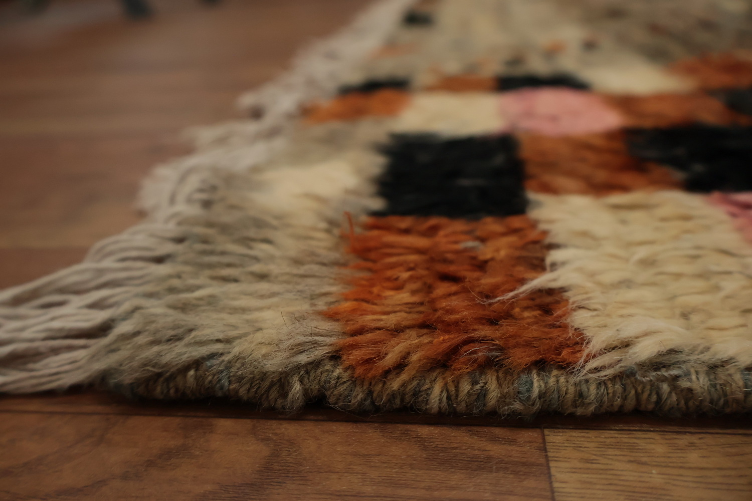 Elevate Your Space with Moroccan Large Area Rug 10x12 in Earthy Tones