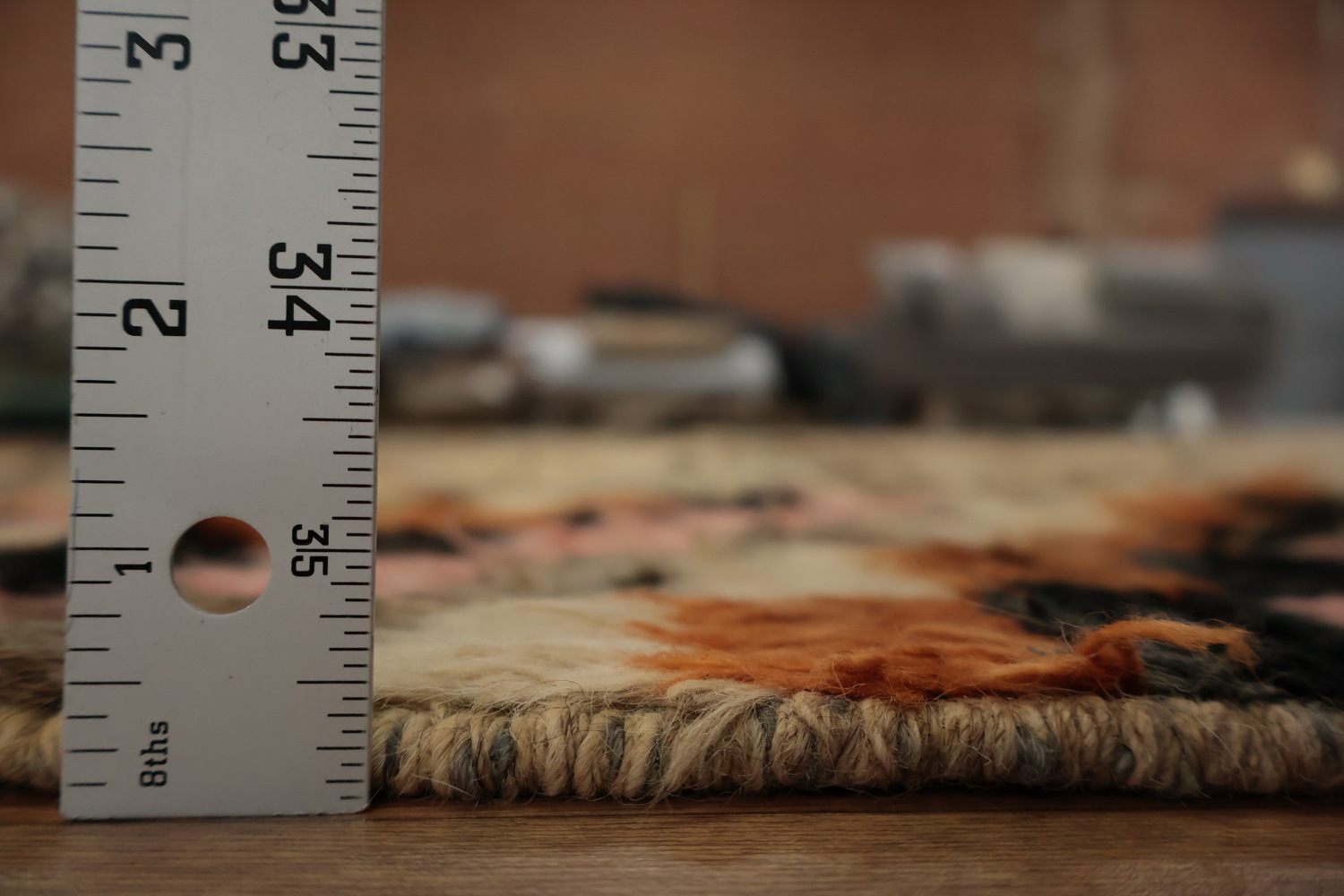 Elevate Your Space with Moroccan Large Area Rug 10x12 in Earthy Tones