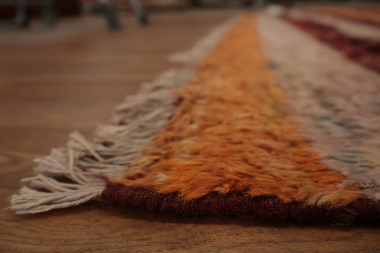 Stunning Artisanal Moroccan Area Rug 9x12 Deep Rich Hues and Unique Design