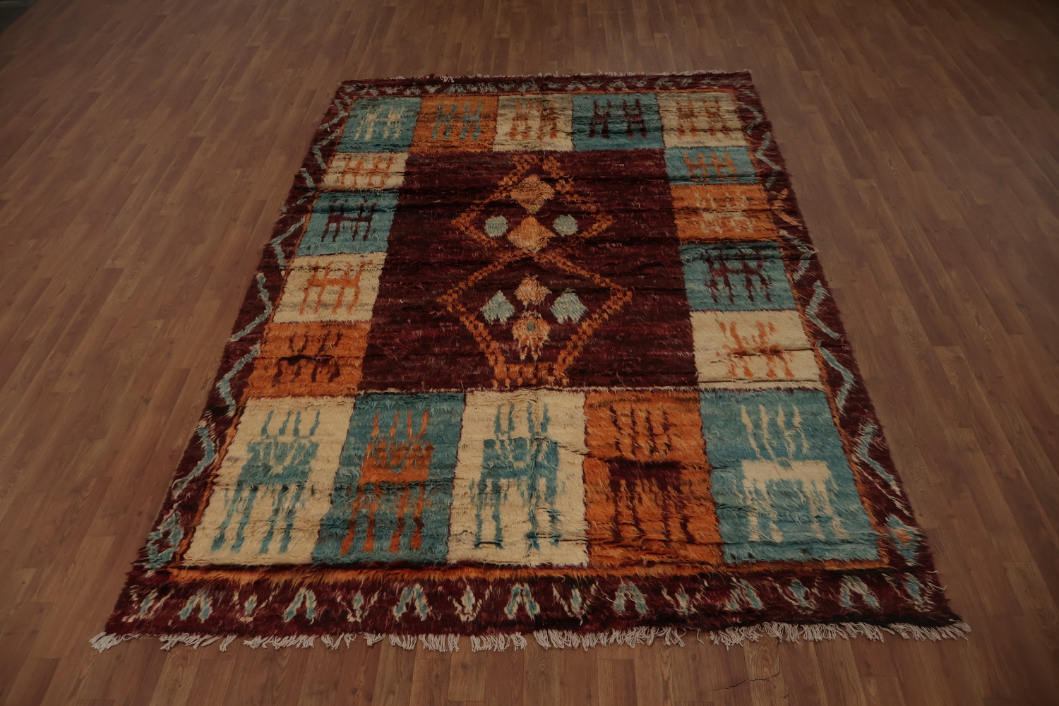 Tribal Moroccan Berber Area Rug 7x10