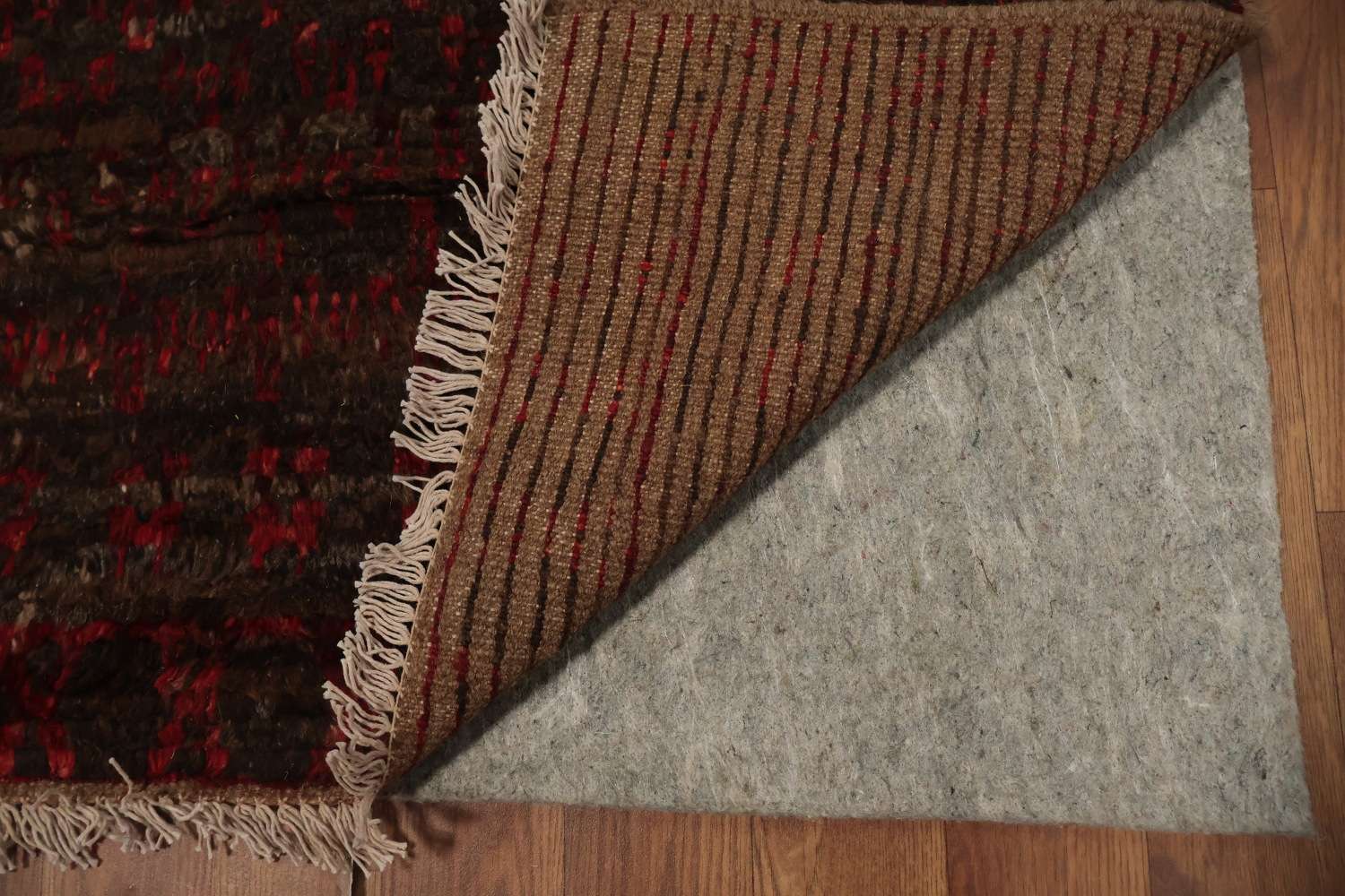 Dark Brown Moroccan Wool Area Rug 6x10