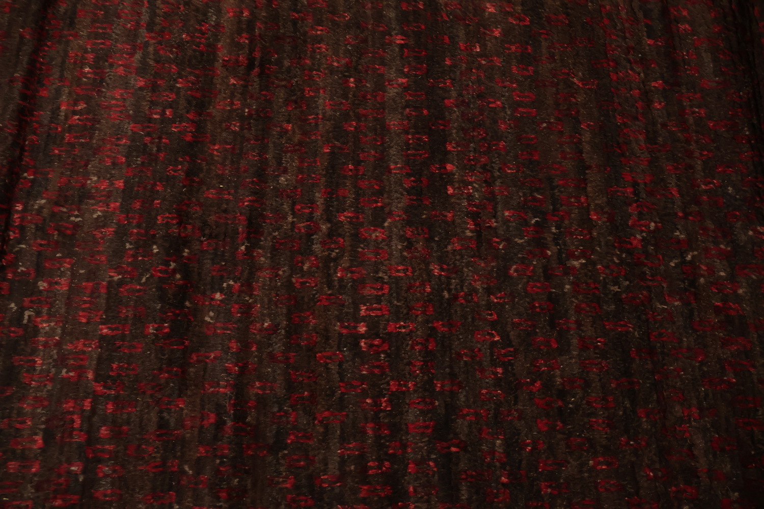 Dark Brown Moroccan Wool Area Rug 6x10