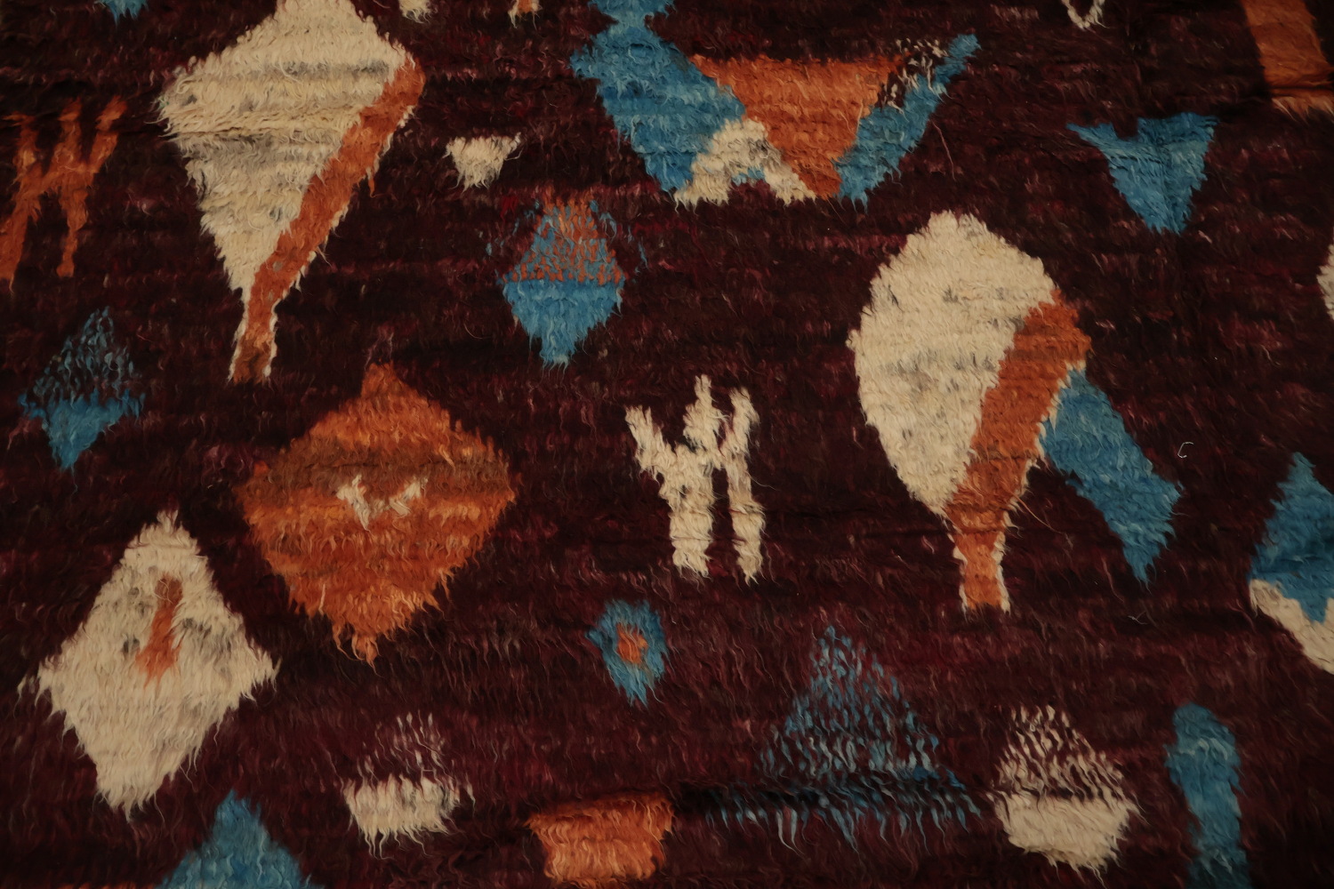 Artisanal Geometric Moroccan Area Rug 8x10 with Vibrant Patterns