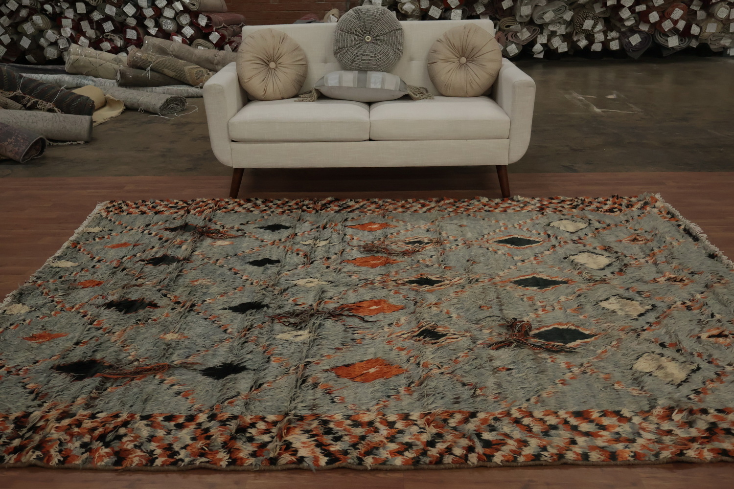 Geometric Moroccan Oriental Area Rug 7x9