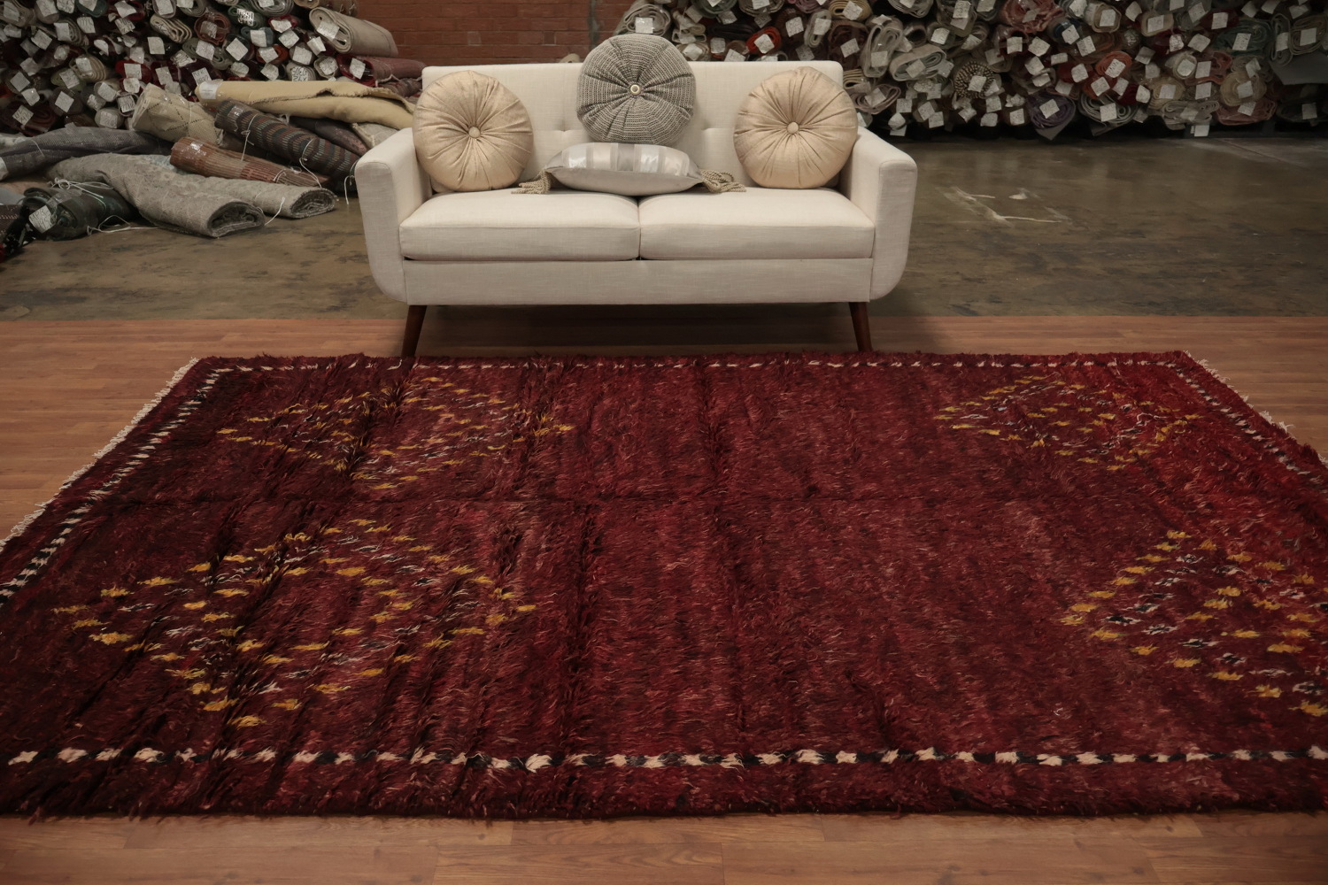 Geometric Moroccan Area Rug 7x10
