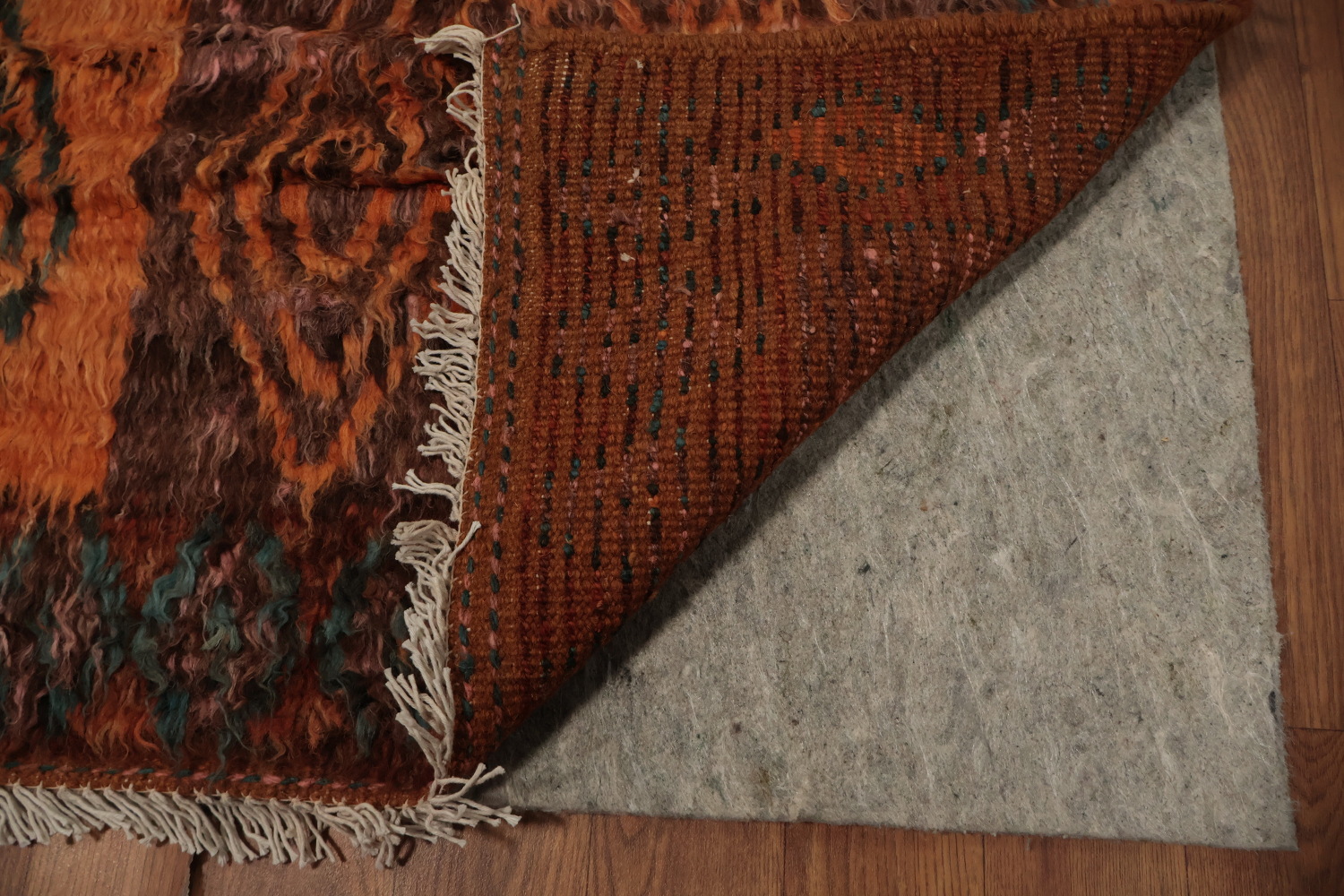 Geometric Wool Moroccan Area Rug 7x10