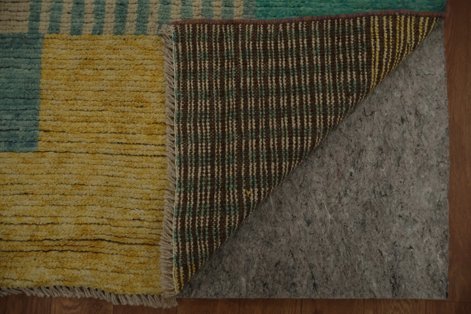 Handcrafted Gabbeh Kashkoli Large Rug 11x14 with Geometric Patterns