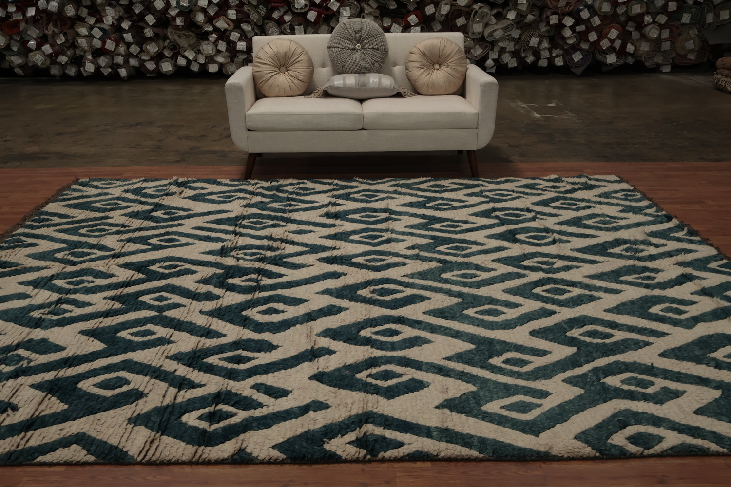 High-Quality Moroccan Area Rug 9x11 for Contemporary Home Decor