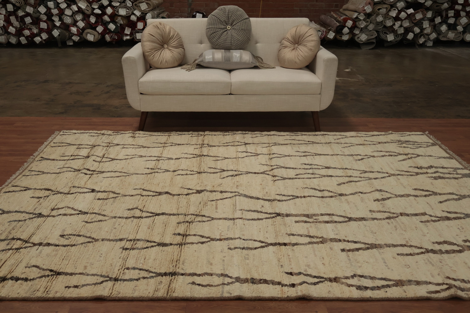 Handmade Moroccan Area Rug 7x10
