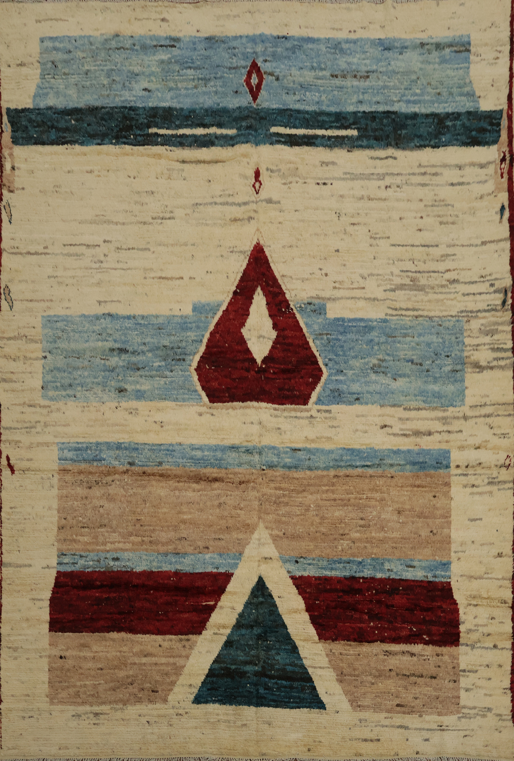 Art Inspired High-Quality Woolen Moroccan Wool Area Rug 8x10