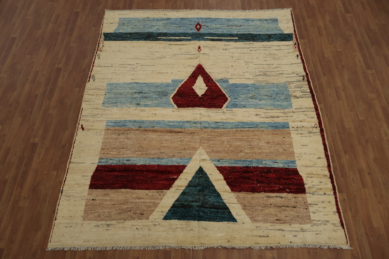 Art Inspired High-Quality Woolen Moroccan Wool Area Rug 8x10