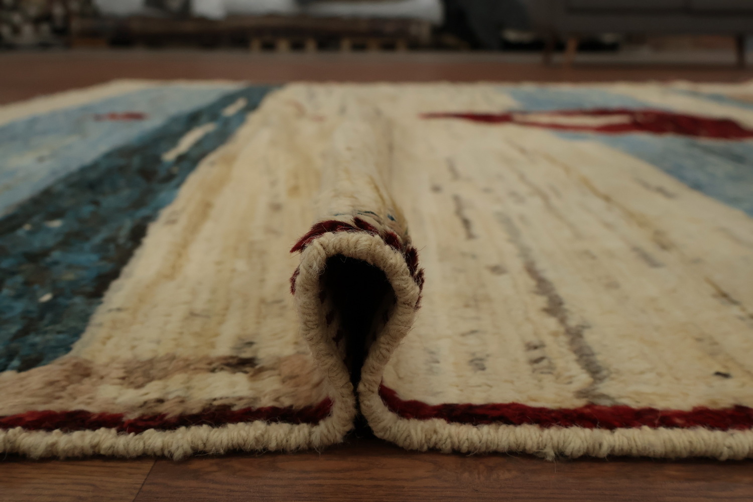 Art Inspired High-Quality Woolen Moroccan Wool Area Rug 8x10