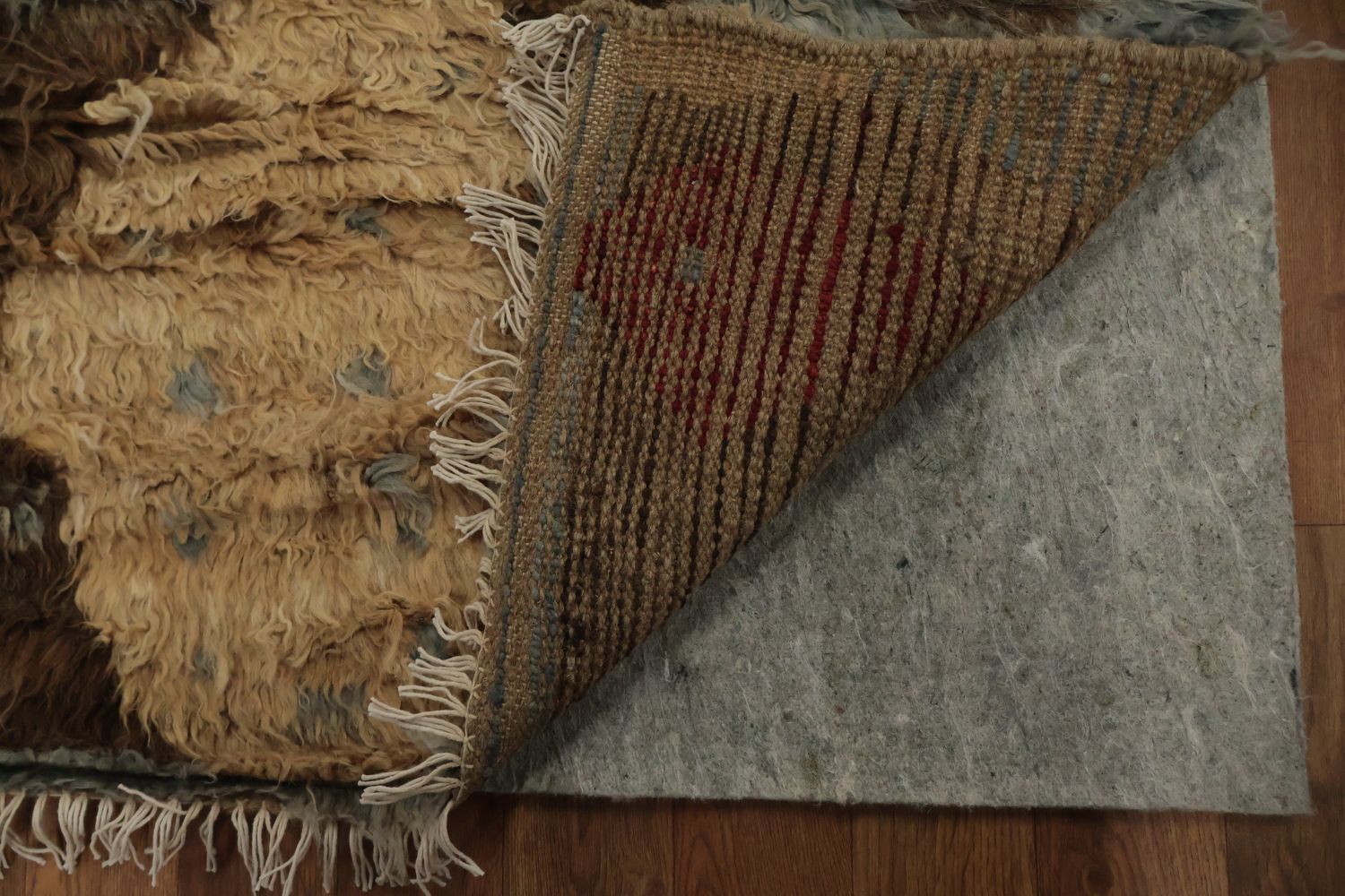 Moroccan Berber Area Rug 8x10 Featuring Timeless Diamond Motifs