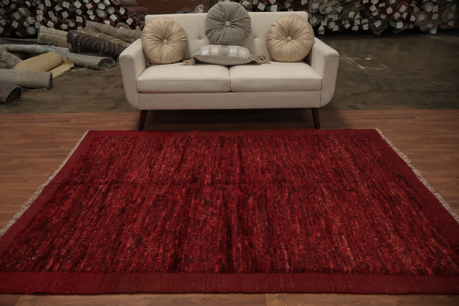 Timeless Red Moroccan Area Rug 6x8 to Enrich Your Home's Aesthetic