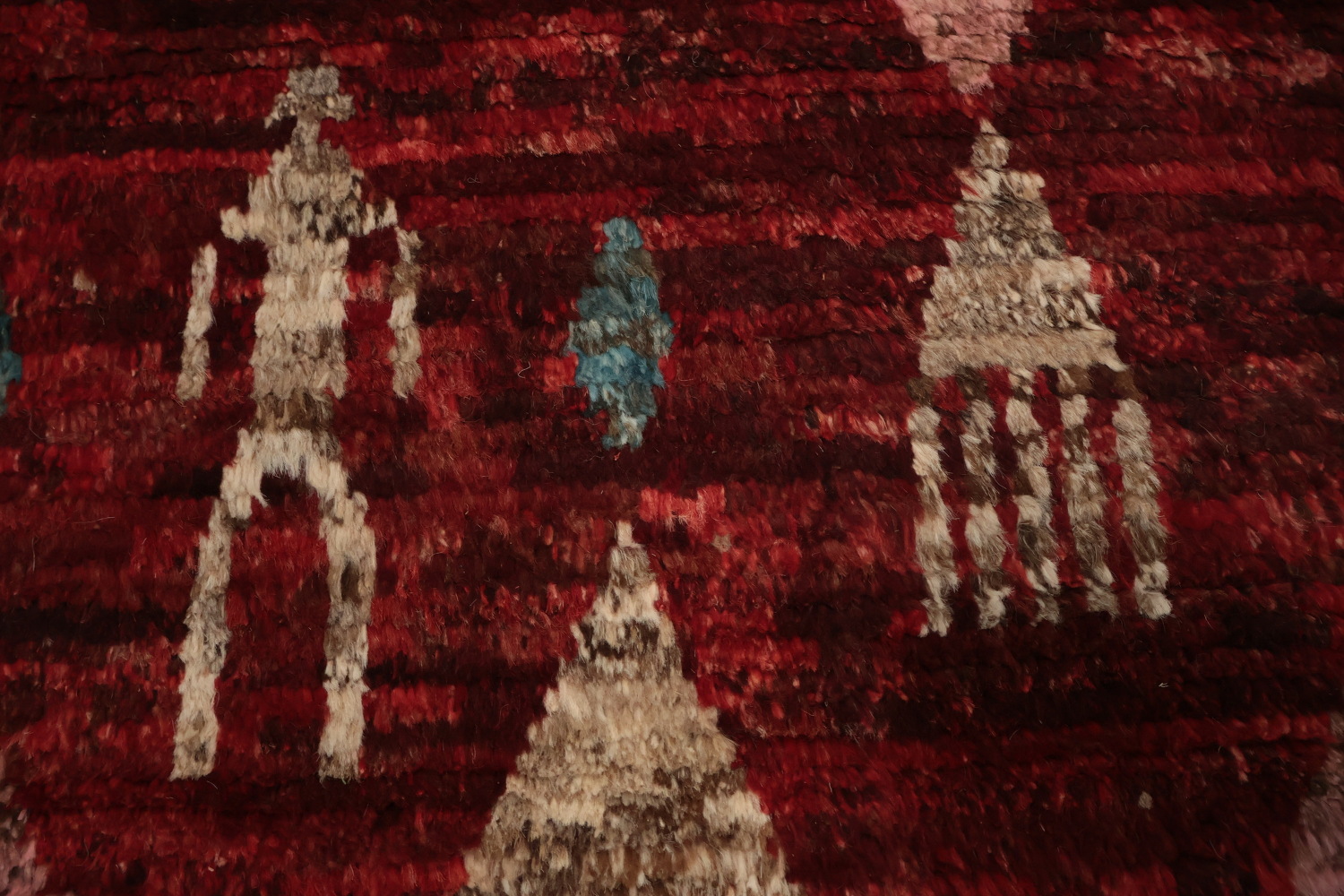 Red Moroccan Oriental Area Rug 9x12