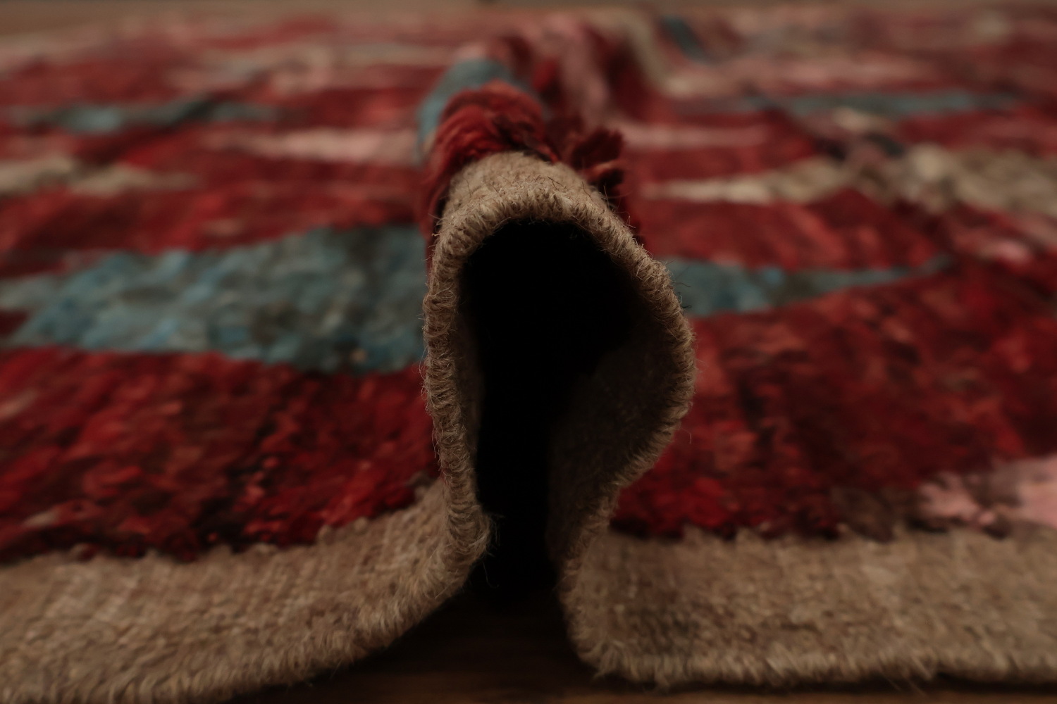 Red Moroccan Oriental Area Rug 9x12