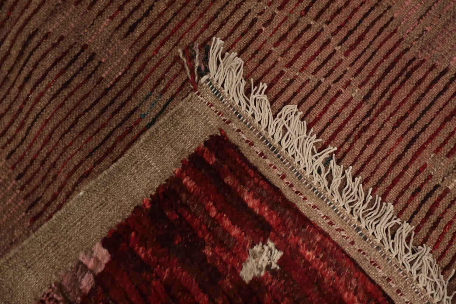 Red Moroccan Oriental Area Rug 9x12