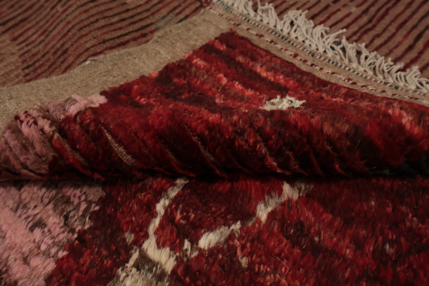 Red Moroccan Oriental Area Rug 9x12