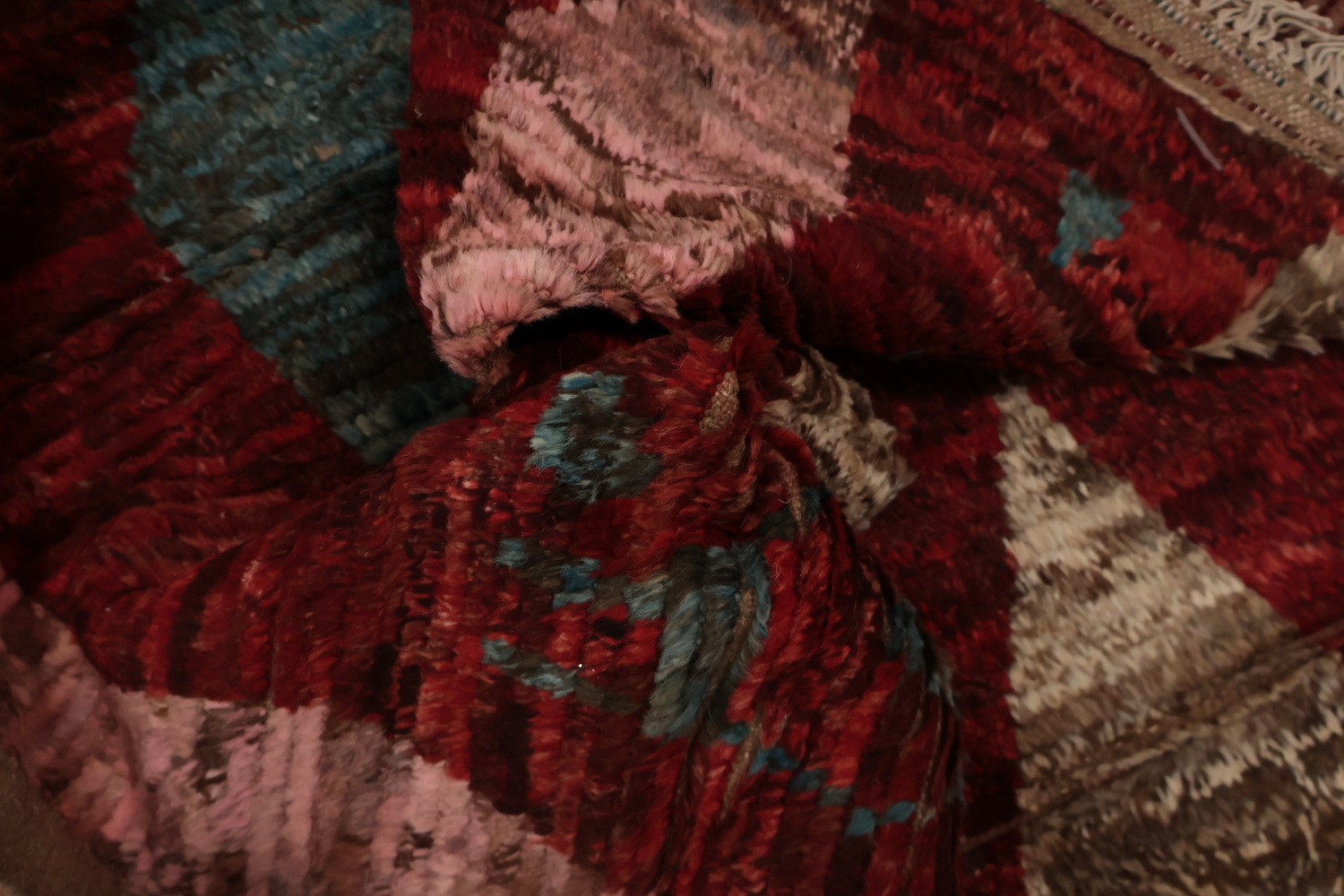 Red Moroccan Oriental Area Rug 9x12
