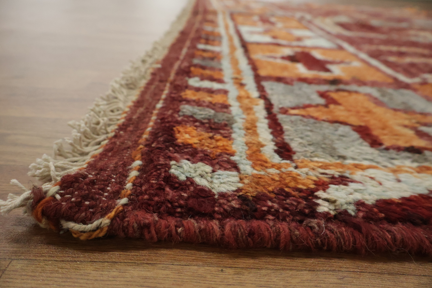 Red Moroccan Oriental Area Rug 7x10