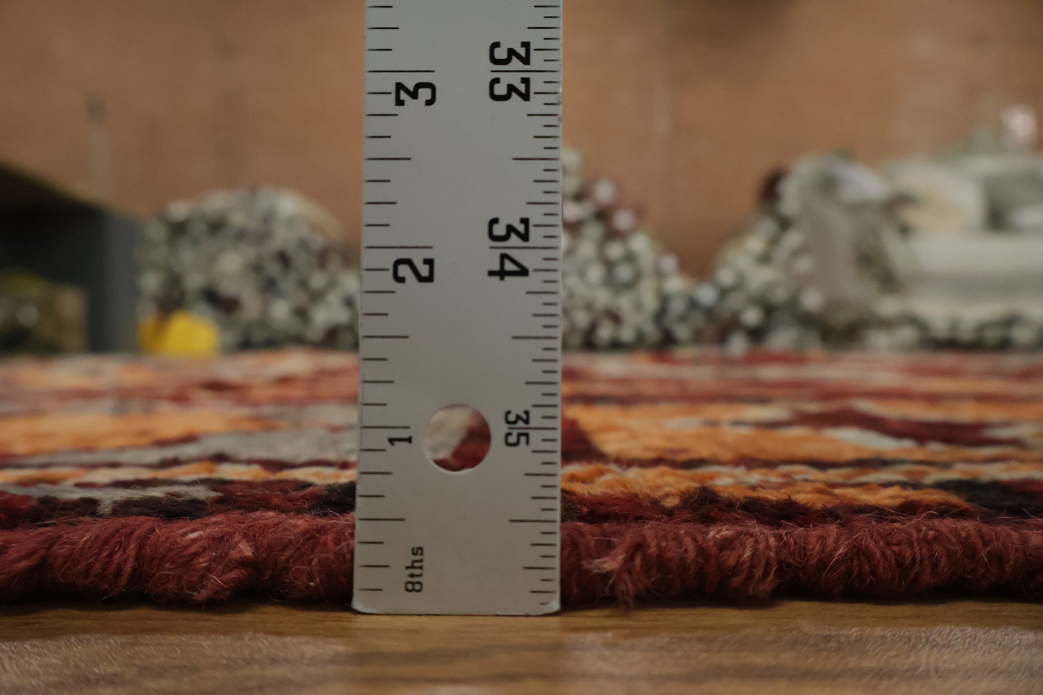 Red Moroccan Oriental Area Rug 7x10