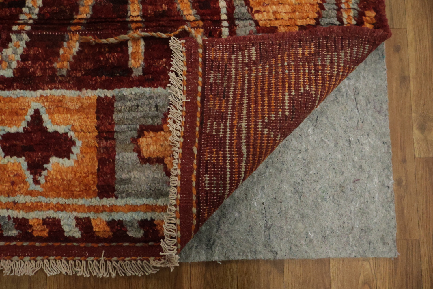 Red Moroccan Oriental Area Rug 7x10