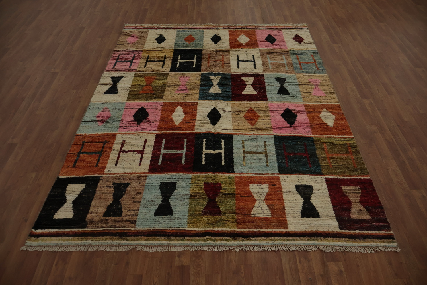 Geometric Moroccan Area Rug 7x10