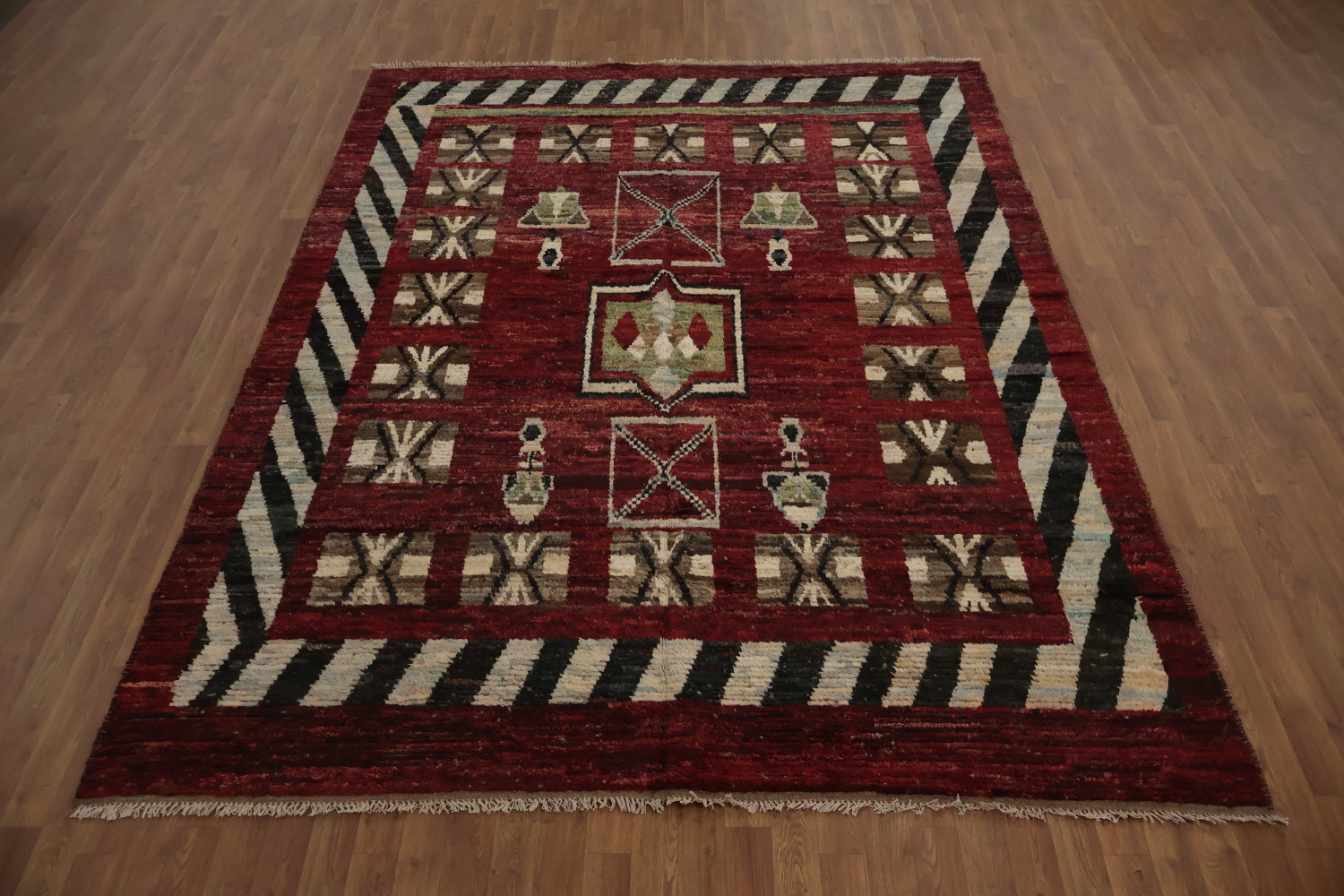 Geometric Moroccan Oriental Area Rug 7x10