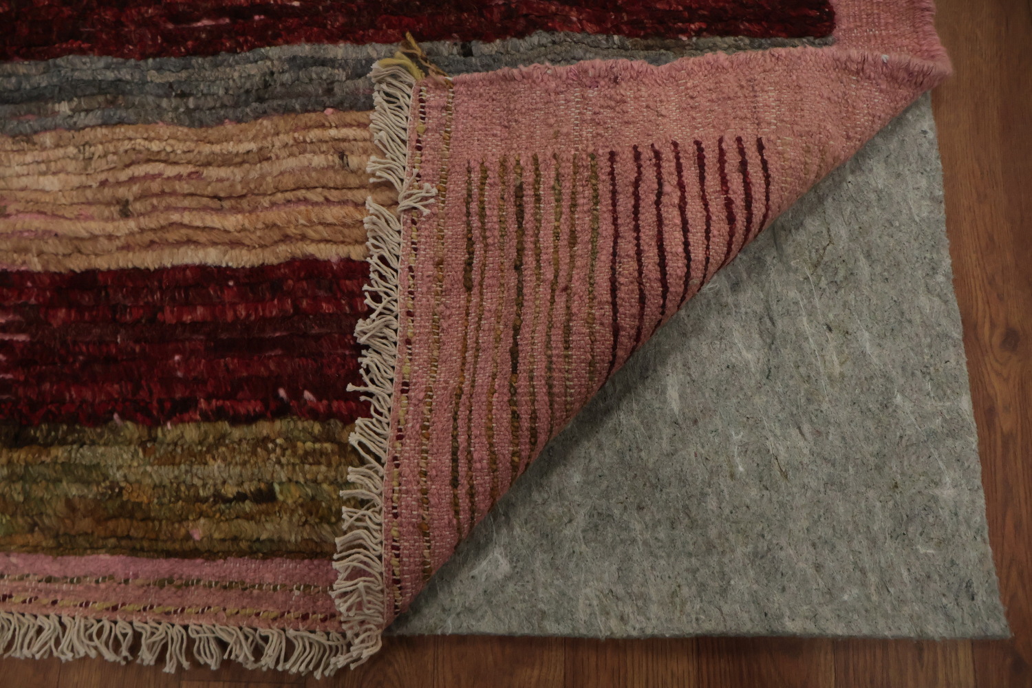 Tribal Moroccan Area Rug 10x12 with Burgundy and Earthy Colors