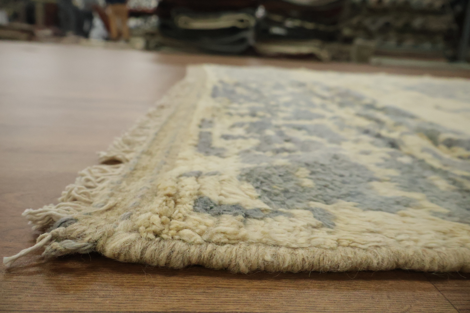 Hand-Knotted Moroccan Wool Area Rug 6x8