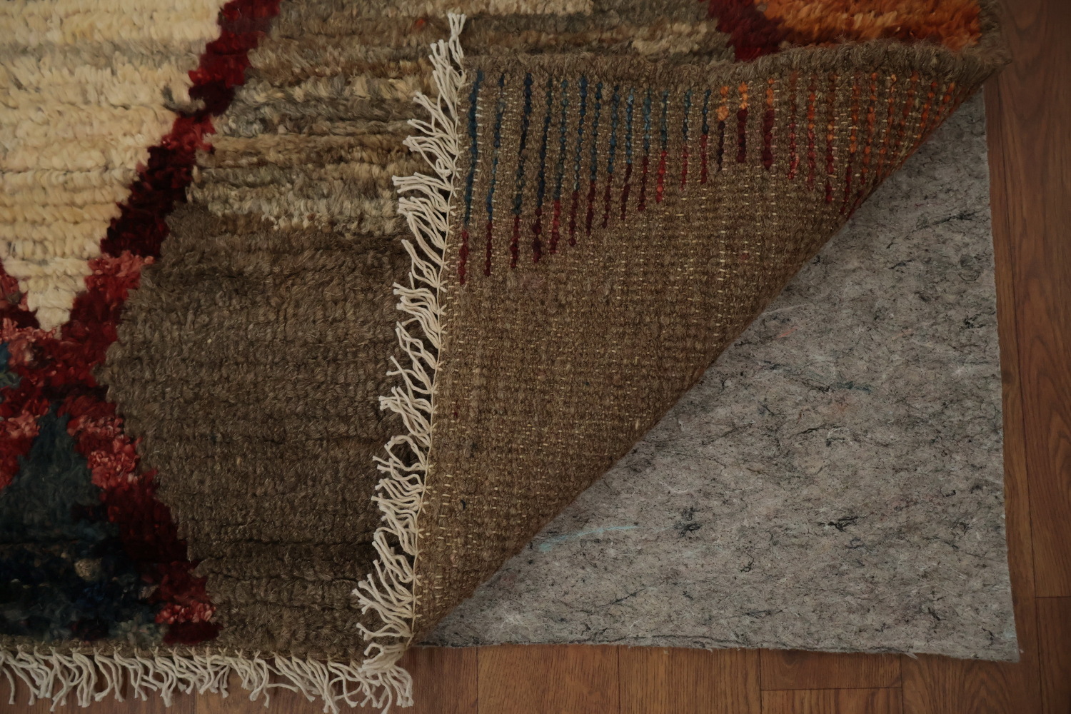 Bold Statement Multicolored Diamond Moroccan Area Rug 9x12