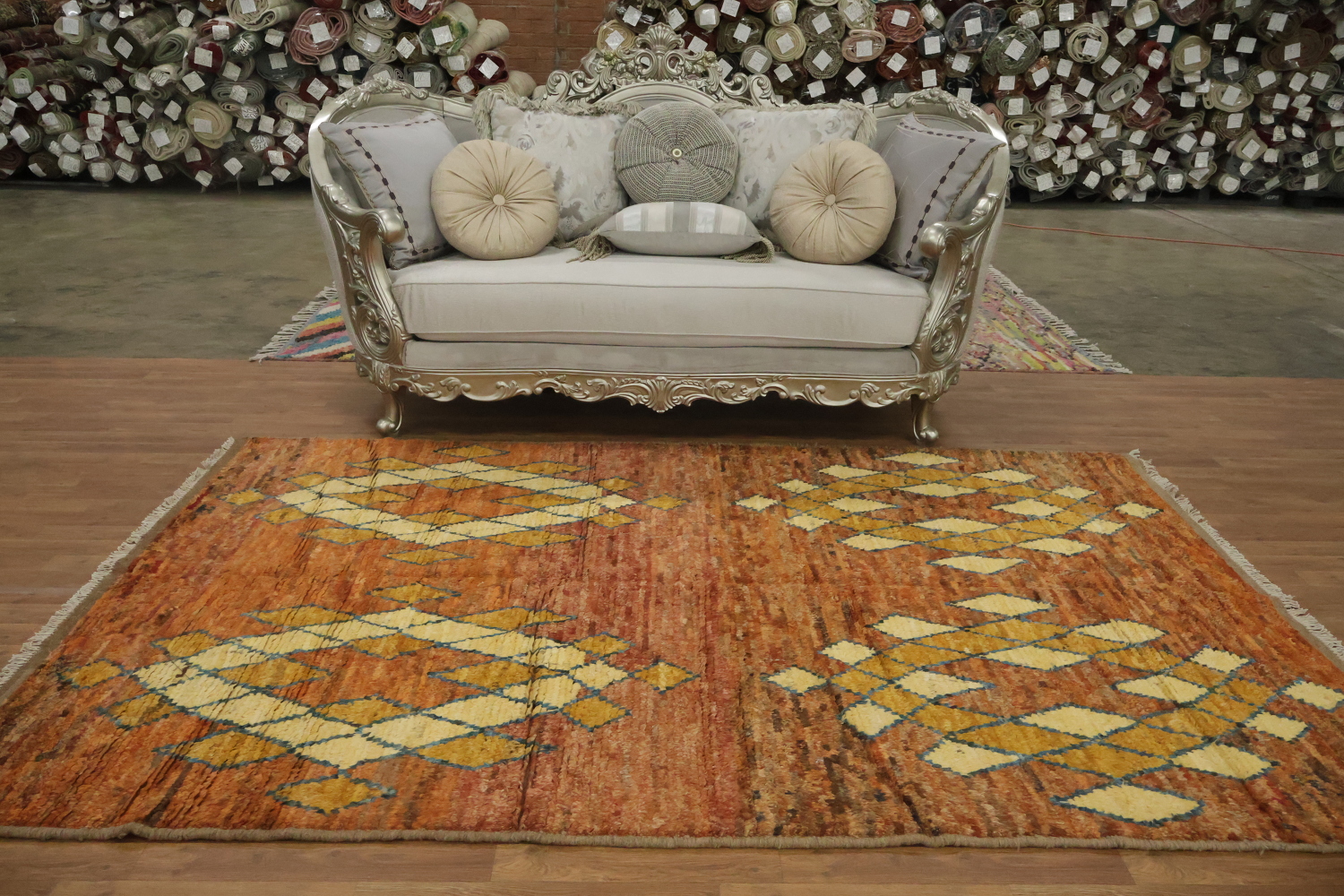 Geometric Moroccan Oriental Area Rug 6x9