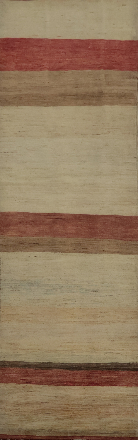 Gabbeh Kashkoli Oriental Runner Rug 3x11