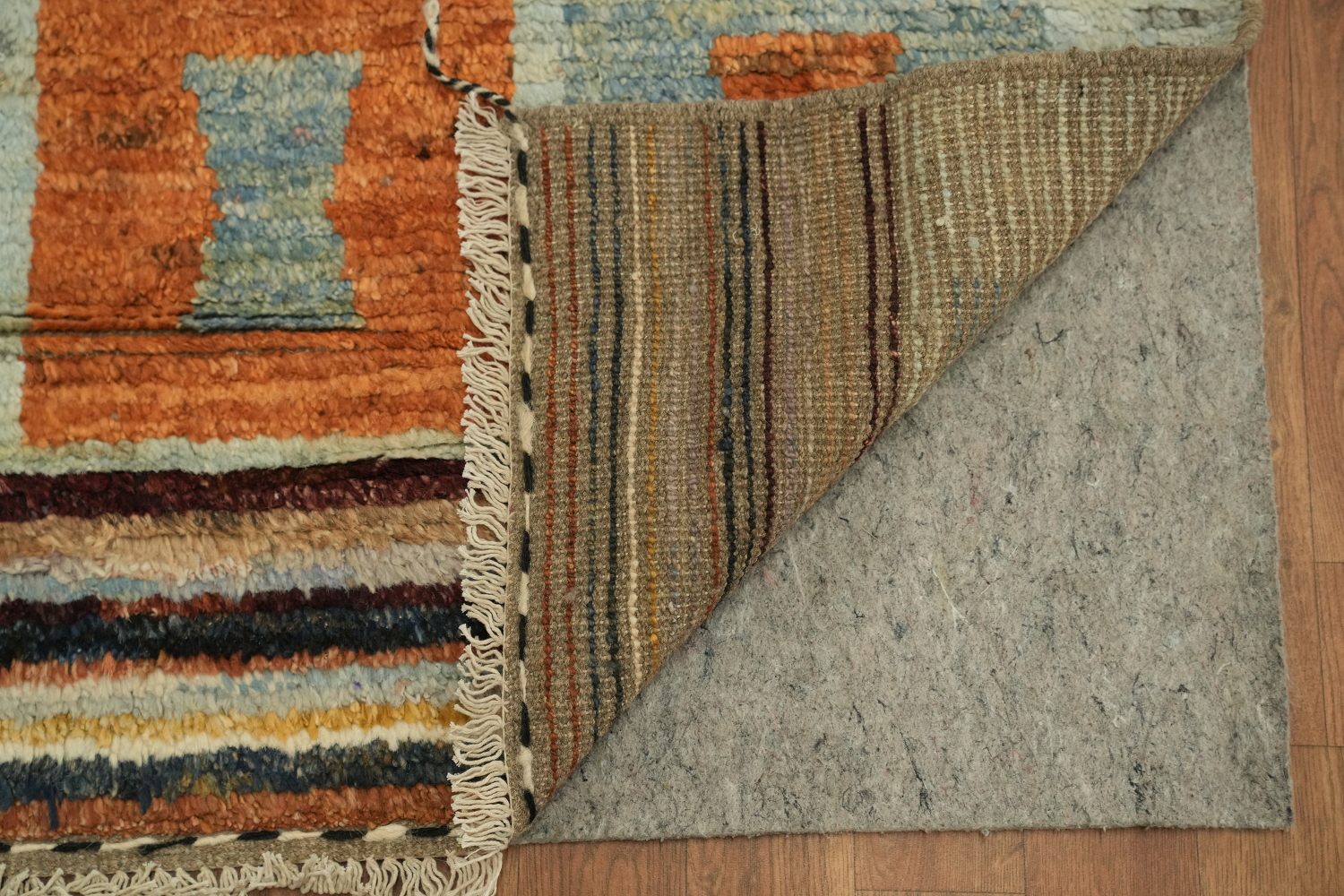Geometric Moroccan Wool Area Rug 5x7
